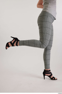 Olivia Sparkle 1 black high heels sandals casual dressed flexing…